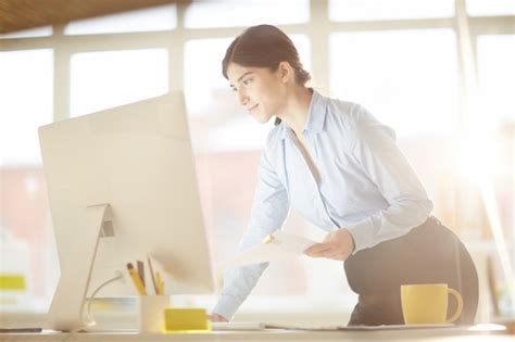 Image result for Woman On Computer