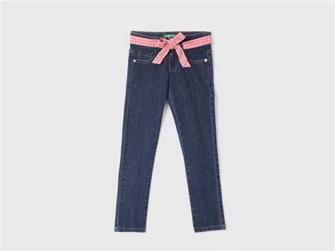 Girl's Solid Slim Fit Jeans – United Colors of Benetton Store