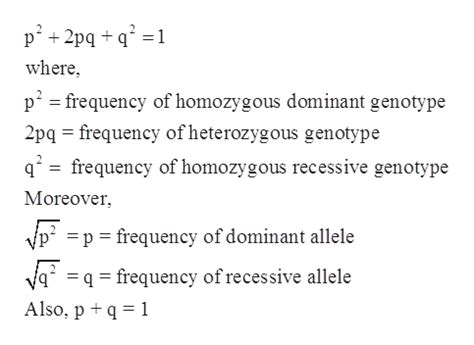 Image result for Observed Genotype Frequency Formula