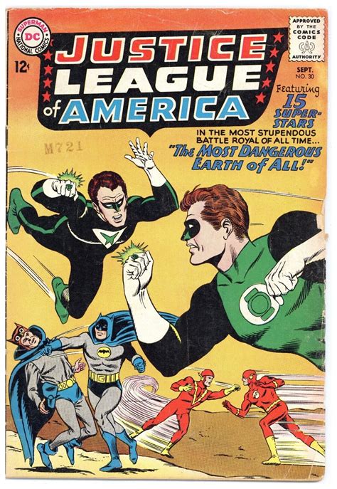 Justice League of America # 30 VERY GOOD Sept. 1964 JSA x-over. Crime ...