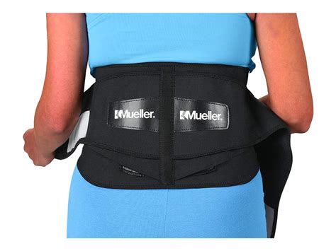 Mueller 255 Lumbar Support Back Brace with Removable Pad,, Multi, Size ...