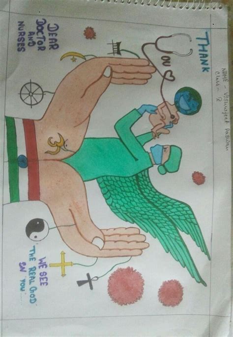 Hi friends i make a drawing related to your superhero (doctors and ...