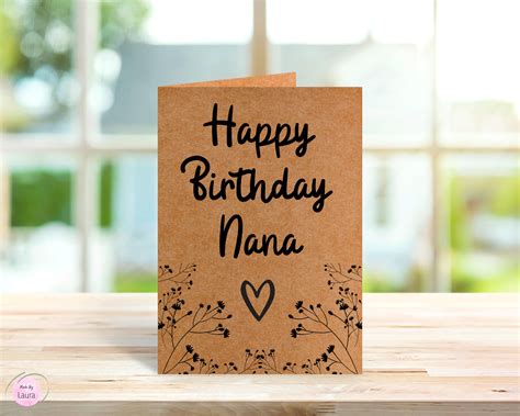 Happy Birthday Nana Cards