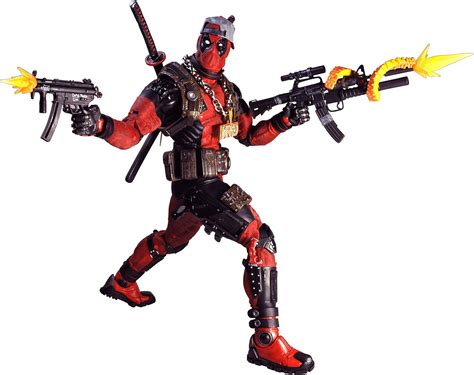 Buy NECA - Marvel –1/4 Scale Action Figure – Ultimate Deadpool Online ...