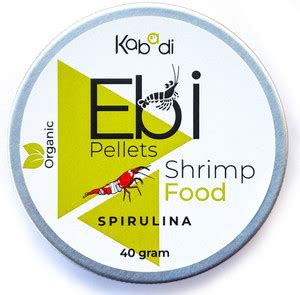 Kabadi Aquatic Organic Ebi Shrimp Spirulina Pellets Food, 40G 0.04 kg ...