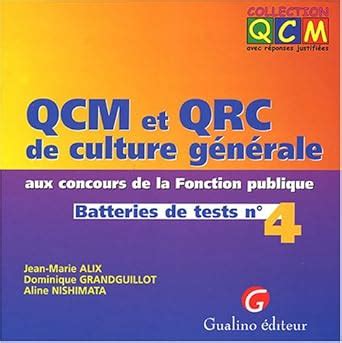 Amazon.in: Buy Qcm et qrc. culture generale aux concours de la fonction ...