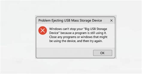 Image result for Problem Ejecting Mass Storage Device