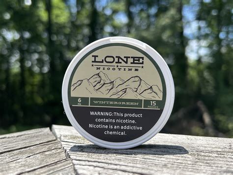 Lone Wintergreen (Nicotine Pouches) - Review. 3 July 2025.