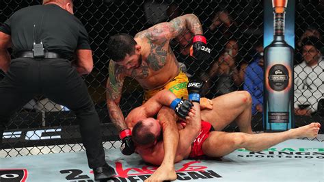 UFC St. Louis video: Diego Ferreira storms back to stop Mateusz Rebecki ...