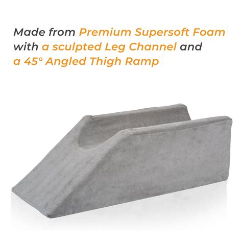 Buy Single Leg Elevation & Support Pillow for Surgery, Injury, or Rest ...