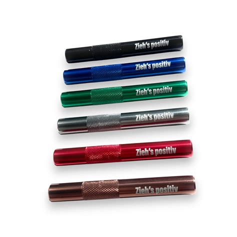 „Zieh’s Positiv“ Aluminium-Röhrchen –Stylisch & Funktional in 7 Farben