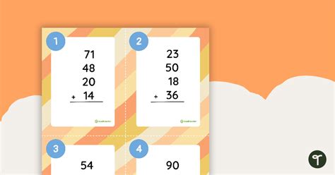 Adding Up to Four 2-Digit Numbers 的图像结果