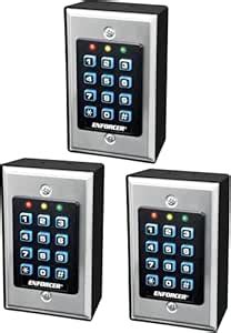 Seco-Larm SK-1011-SDQ Enforcer Access Control Keypad (Pack of 3), Up to ...