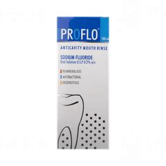 Buy Proflo Anticavity Mouth Rinse Solution 100 ML Online at Truemeds