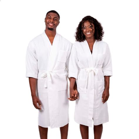 Cotton waffle long his and hers matching bathrobes set – Bridesmaid's World