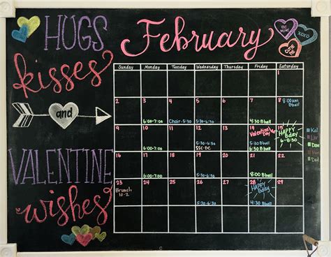 February Calendar Ideas - Peter Drew