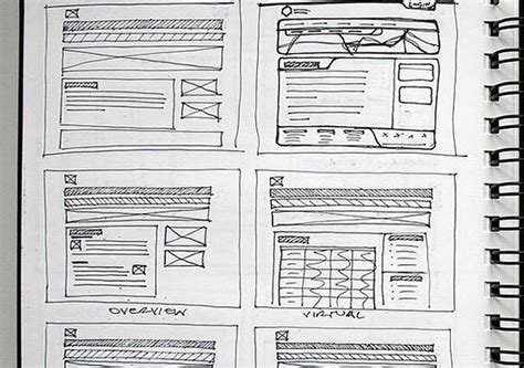 40个网页设计草图和线框图(3) - PS教程网