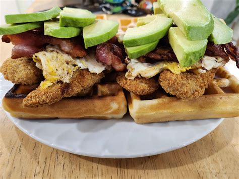 Chicken and Waffle Sandwich : r/Sandwiches