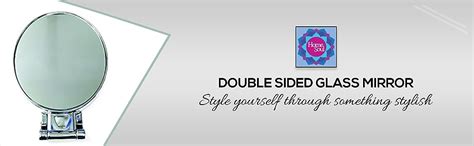 Buy Homesoul Chrome Finish 3X Magnification Double Sided Vanity Glass ...