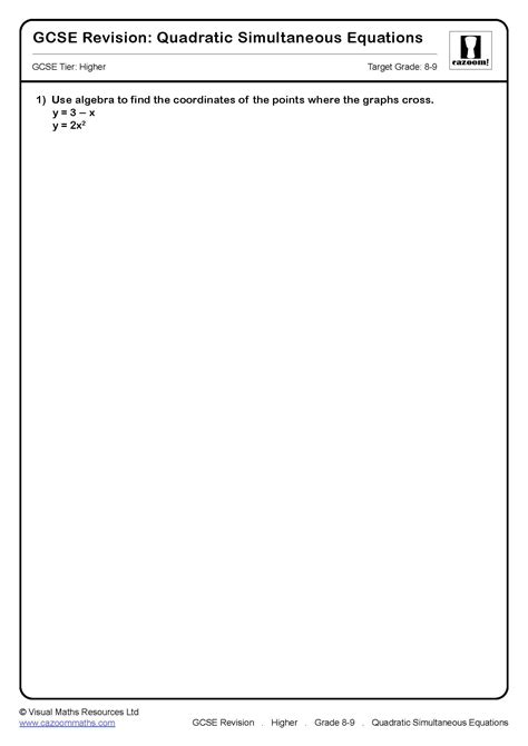 Image result for Simultaneous Equations Revision