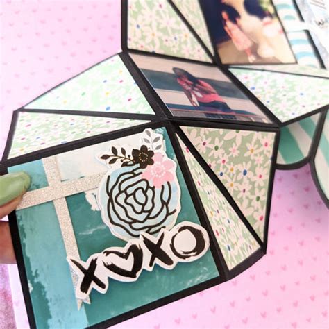 Single Layer Explosion Box | Oceanic Blue – The Craft Gallery