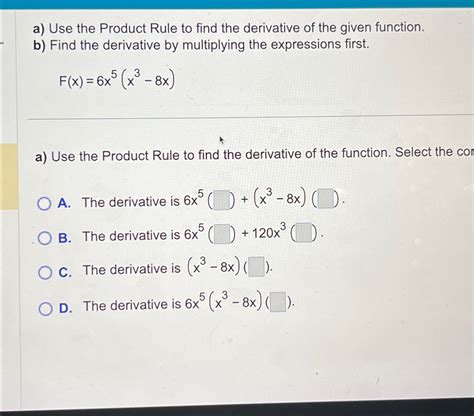 Image result for Derivative Using Product Rule