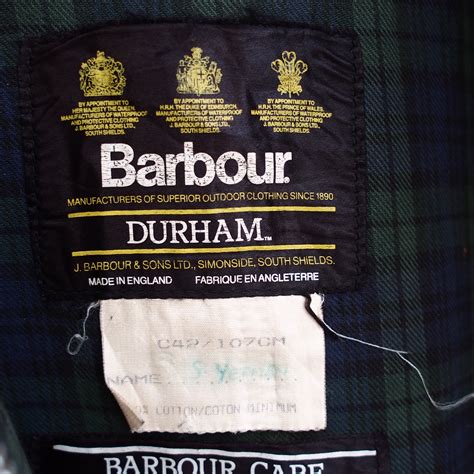 1990s UK Vintage [Barbour DURHAM] 42 バブアー | LITHIUM × Clover Over Dover