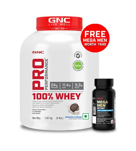 Buy GNC Pro Performance 100% Whey Protein - 4.4 lbs, 2 kg Online | GNC ...