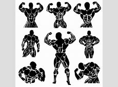set of bodybuilding icons ~ Illustrations ~ Creative Market