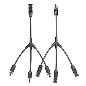 3NH® Y Branch Mc4 Parallel Connector Cable Solar Panel Adaptor M Ff and ...
