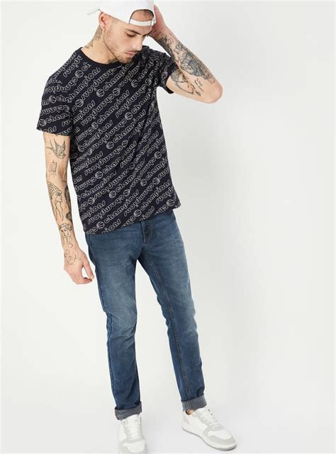 Buy Men Printed Athleisure T-shirt Online at just Rs. 599.0 ...
