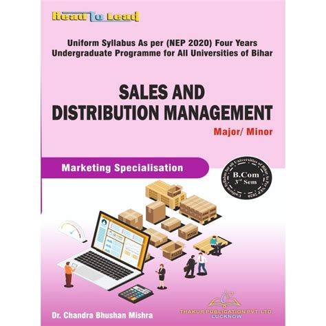 SALES AND DISTRIBUTION MANAGEMENT Book B.Com 3rd Sem