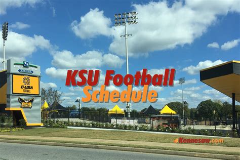 KSU 2025 Football Schedule | Kennesaw.com