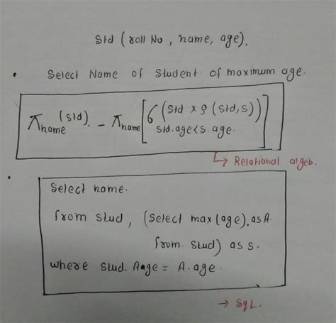 Databases: DBMS (Relational algebra)