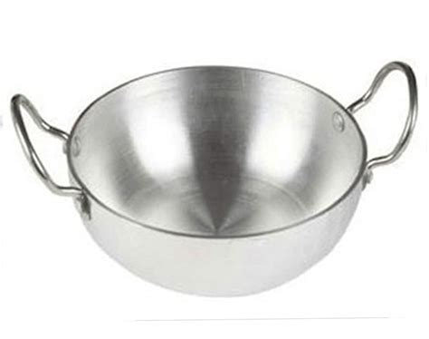 Damurhu Pure Aluminium Kadai, Deep Frying pan, Aluminium kadai, Shallow ...