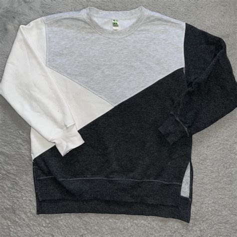 Costco - Tri - Tone Crew Neck with slit... - Depop