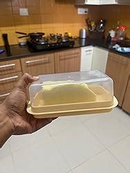 Buy JRM's Plastic Butter Dish with Lid, Butter Keeper (Coffee) Online ...