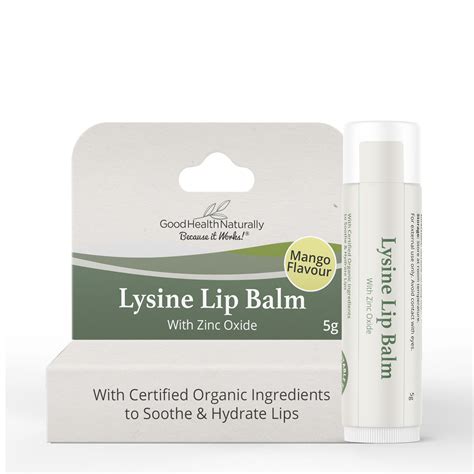 Good Health Naturally Lysine Lip Balm, 5g - VictoriaHealth