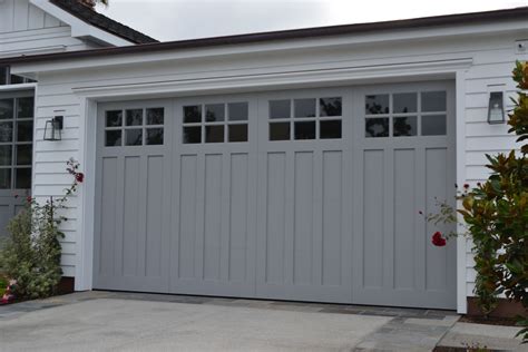Glory Custom Painted Garage Doors 889lm Wall Control Black Door Trim