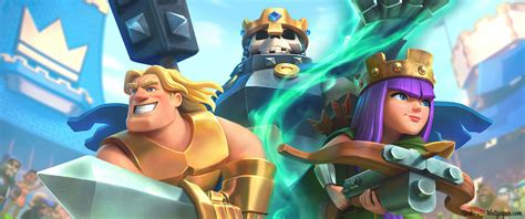Clash Royale - Golden Knight, Skeleton King and Archer Queen 4K ...
