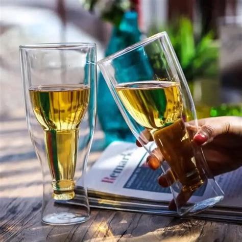 ChillMaster Doubled Walled Creative Flip Beer Glass - 350ml – Lyonara