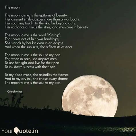 The moon. The moon to me... | Quotes & Writings by Baseerah Edrees ...