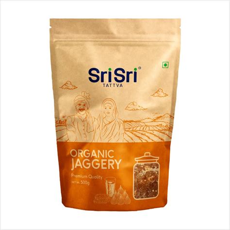 Sri Sri TATTVA shuddhta ka naam Sri Sri Tattva Organic Jaggery, 500g ...