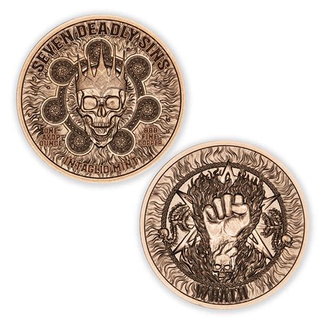 SEVEN DEADLY SINS - WRATH | Intaglio Copper