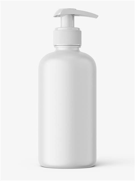 Universal bottle with pump mockup / matt - Mockups Design