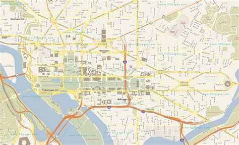 Printable Washington Dc Map