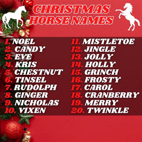 170+ Christmas Horse Names with Meanings and Generator