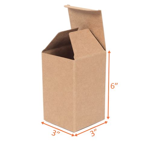3L X 3W X 6H Inch Chipboard Style Brown Folding Carton Buy Boxes for ...