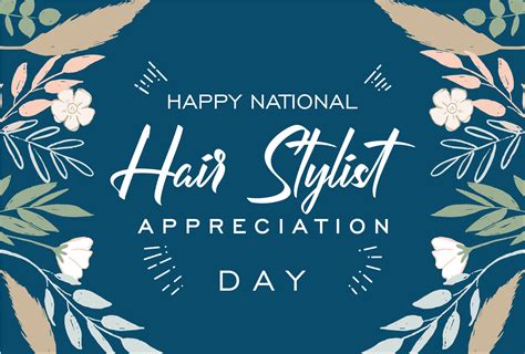 national hairstylist appreciation day 25789208 Vector Art at Vecteezy