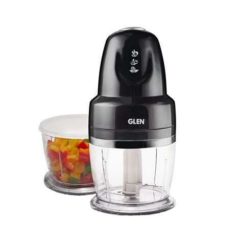 Buy Glen Mini Vegetable Chopper 400ml Black Online